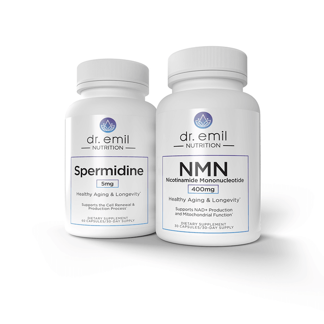 NMN & Spermidine Healthy Aging Bundle by Dr Emil Nutrition - Vysn