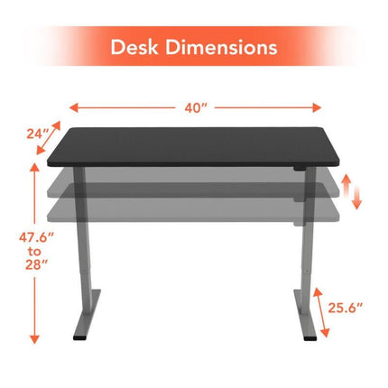 Office Ergonomic Home Height Adjustable Standing Desk by Plugsus Home Furniture - Vysn