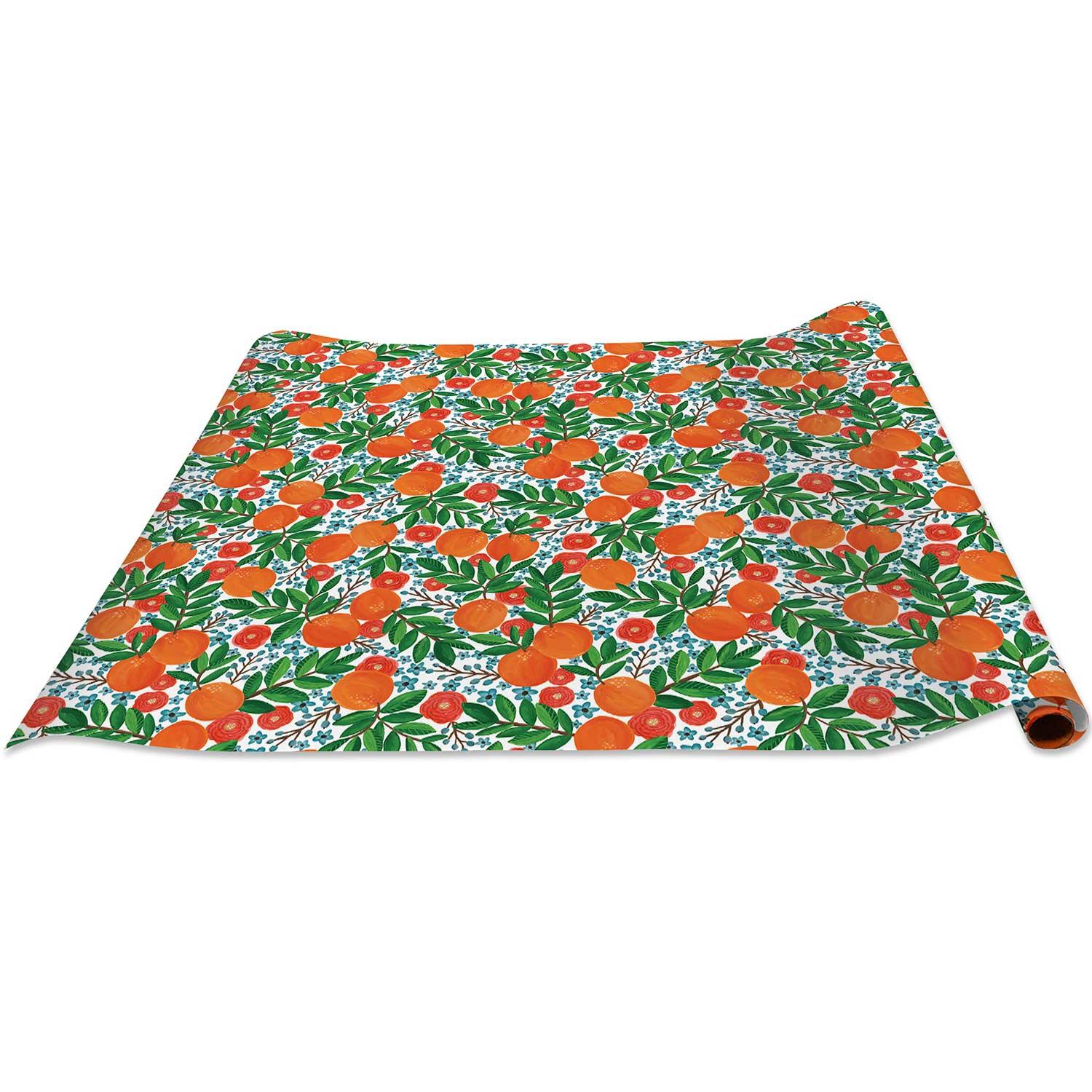 Orange Grove Gift Wrap by Present Paper - Vysn