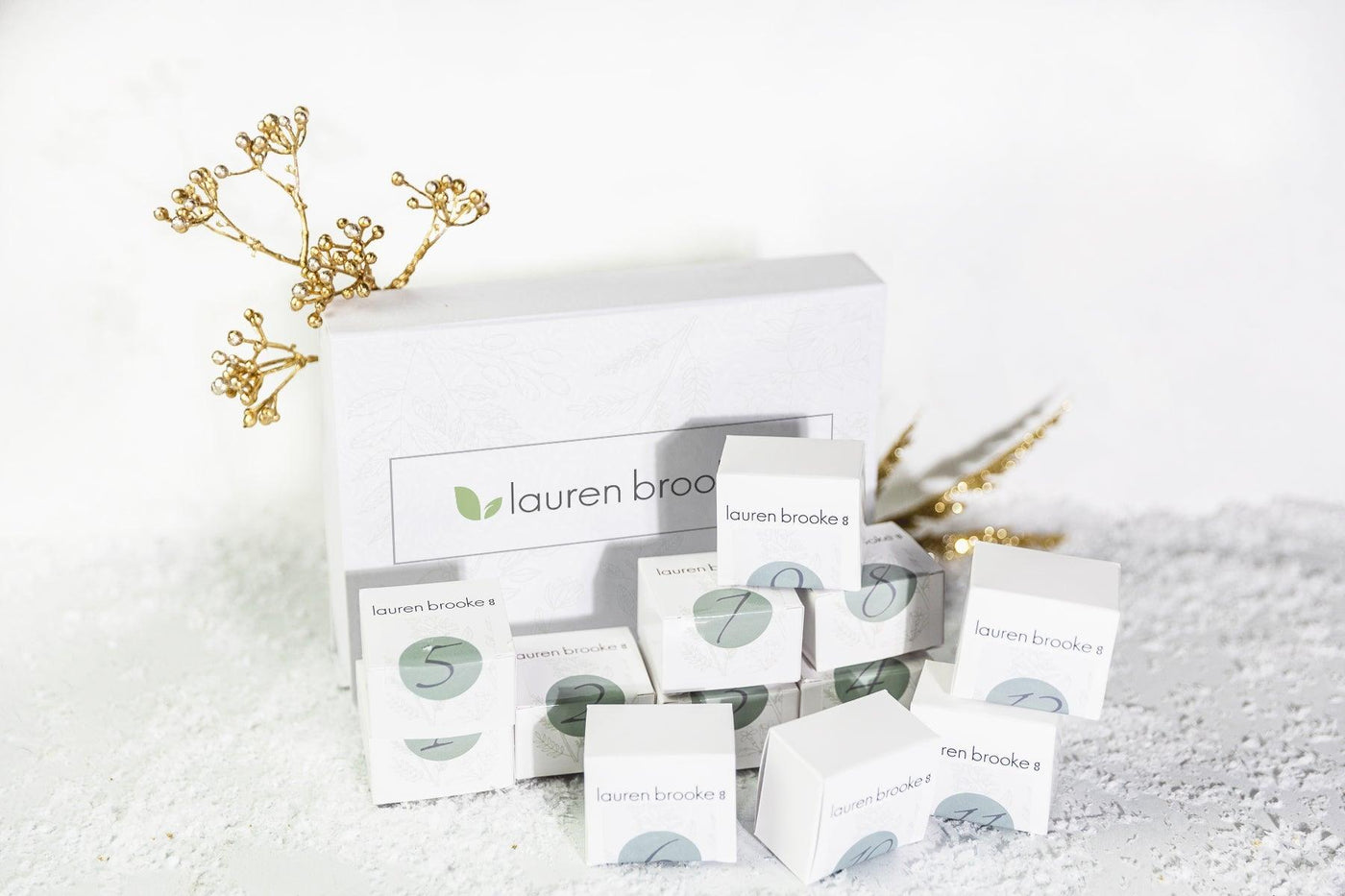 Organic Advent Beauty Box 2022 by Lauren Brooke Cosmetiques - Vysn