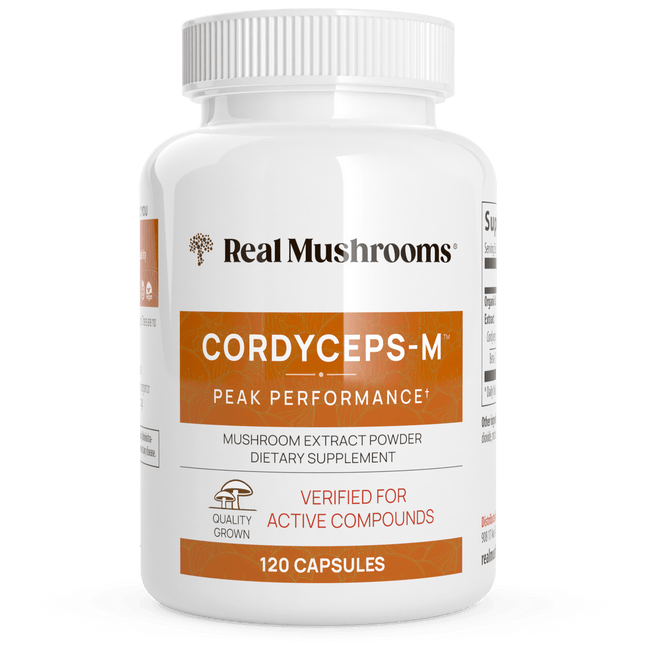 Organic Cordyceps Extract Capsules by Real Mushrooms - Vysn