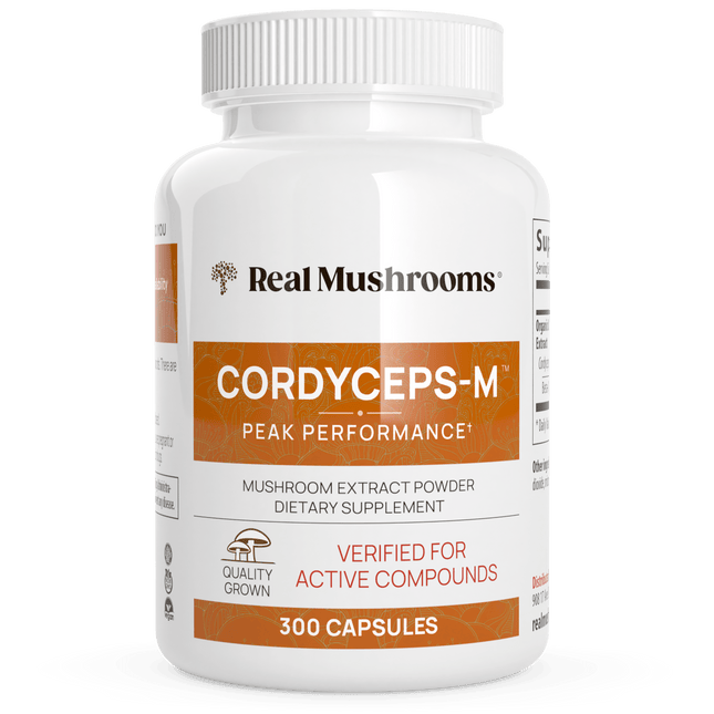 Organic Cordyceps Extract Capsules by Real Mushrooms - Vysn