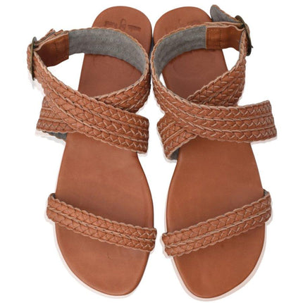 Orra Greek Leather Sandals by ELF - Vysn