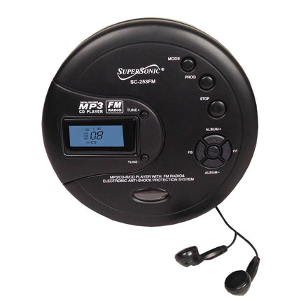 Personal MP3/CD Player with FM Radio - VYSN