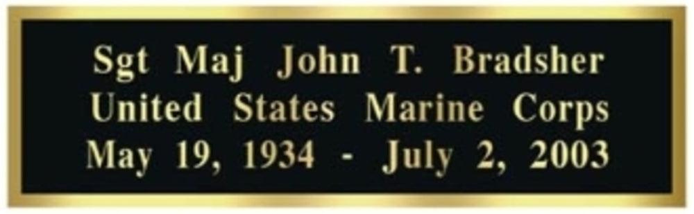 Personalized Name Plate Engraving Plate - Engraving. by The Military Gift Store - Vysn