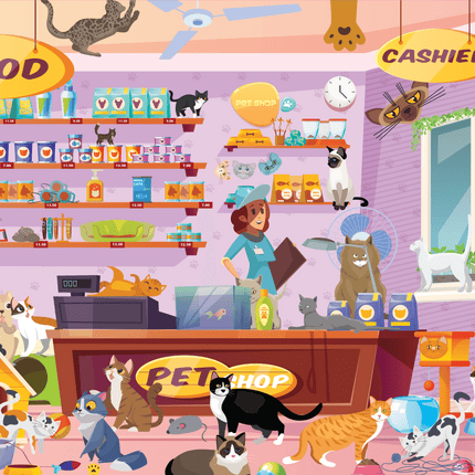 Pet Shop 500 Pieces Jigsaw Puzzles by Brain Tree Games - Jigsaw Puzzles - Vysn
