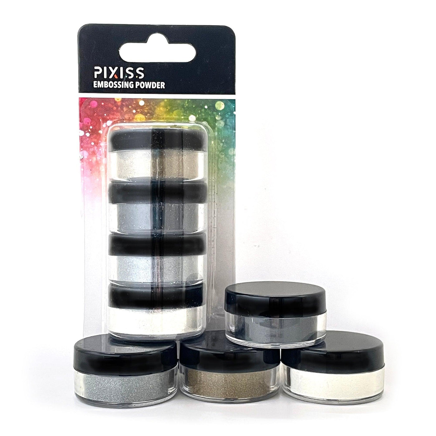 PIXISS Embossing Powders Set of 4 Colors by Pixiss - Vysn