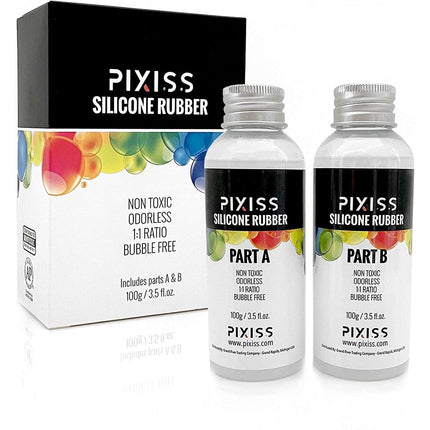PIXISS Liquid Silicone Rubber for Mold Making 7 oz Kit by Pixiss - Vysn