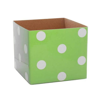 Polka Dots Gloss Mini Posy Box (13x12cmH) by Tshirt Unlimited - Vysn
