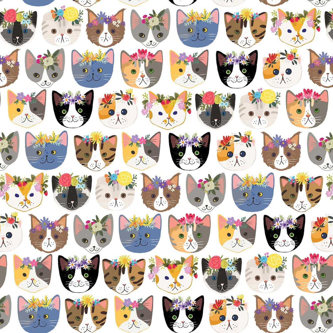 Pretty Cats Gift Wrap by Present Paper - Vysn