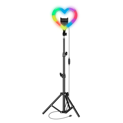 PRO Live Stream 10" Heart Ring Light with RGB (SC-2330RGB) - VYSN