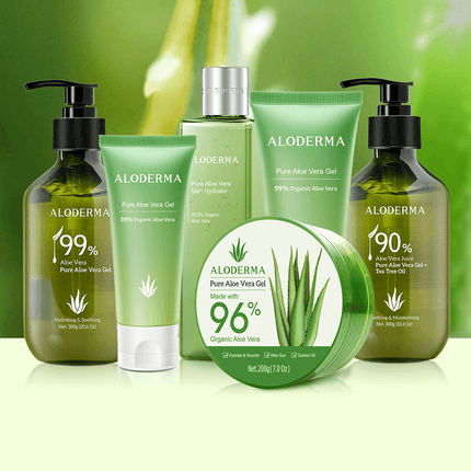 Pure Aloe Vera Skin Hydrator - 99.8% Organic Aloe by ALODERMA - Vysn