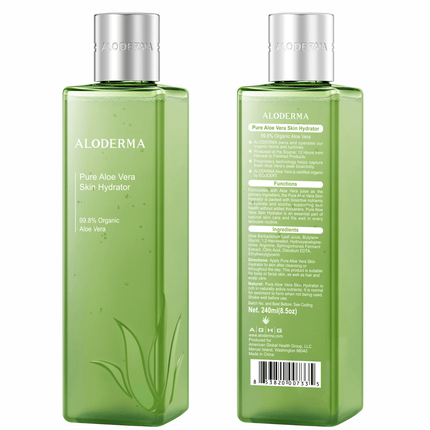 Pure Aloe Vera Skin Hydrator - 99.8% Organic Aloe by ALODERMA - Vysn