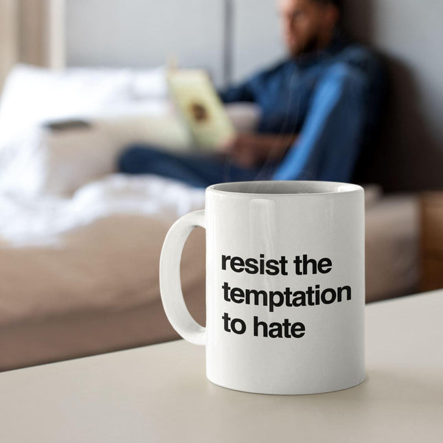 Resist The Temptation | Mug by The Happy Givers - Vysn