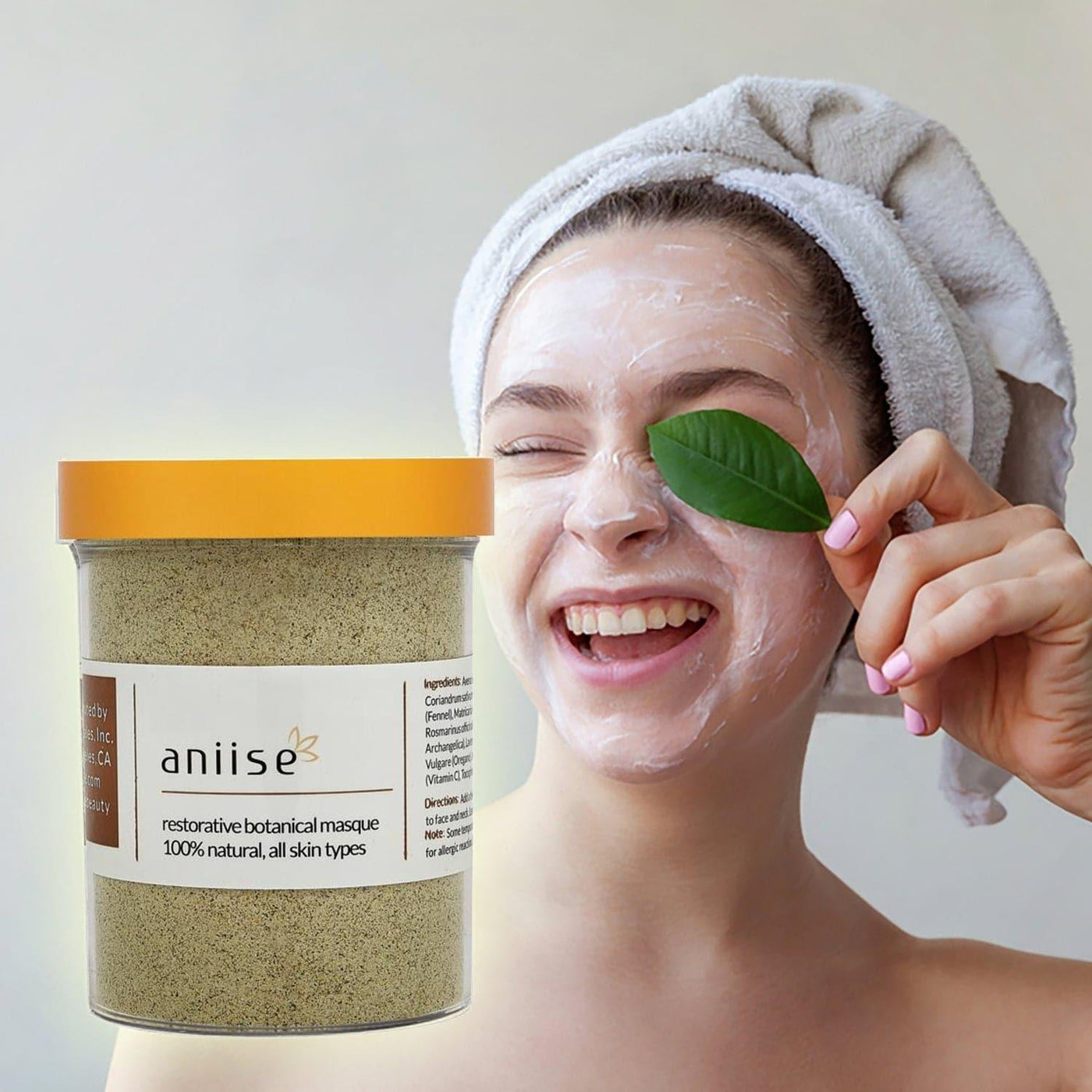 Restorative Botanical Face Mask - Loaded with Vitamin C, E and B+ Collagen by Aniise - Vysn