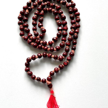 Rosewood Mala - 108 Prayer Beads by OMSutra - Vysn