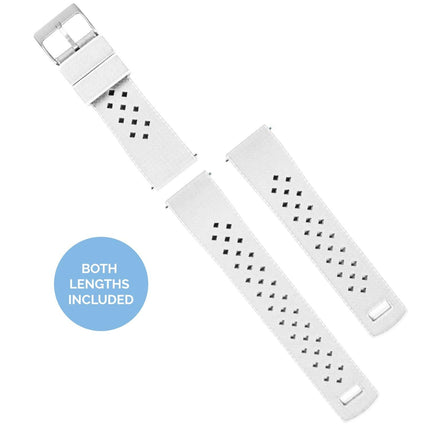 Samsung Galaxy Watch Active 2 | Tropical-Style 2.0 | White by Barton Watch Bands - Vysn