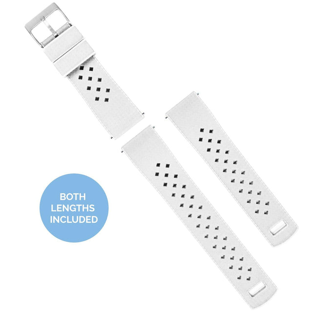 Samsung Galaxy Watch Active 2 | Tropical-Style 2.0 | White by Barton Watch Bands - Vysn