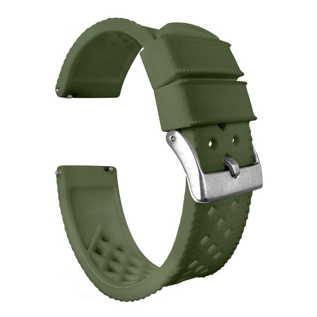 Samsung Galaxy Watch Active | Tropical-Style 2.0 | Army Green by Barton Watch Bands - Vysn