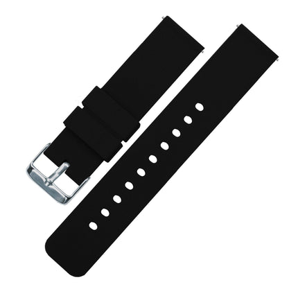Samsung Galaxy Watch | Silicone | Black by Barton Watch Bands - Vysn
