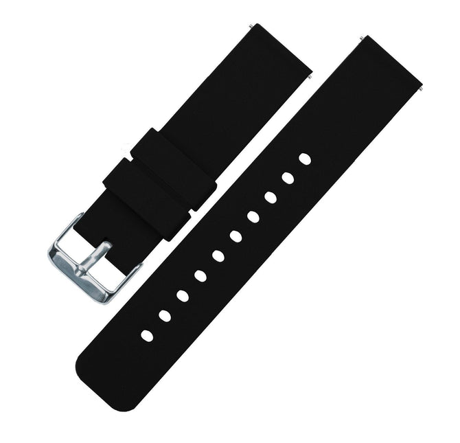 Samsung Galaxy Watch | Silicone | Black by Barton Watch Bands - Vysn