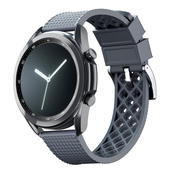 Samsung Galaxy Watch3 | Tropical-Style 2.0 | Smoke Grey by Barton Watch Bands - Vysn