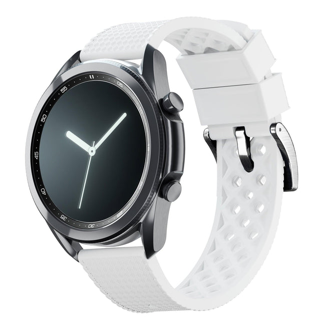 Samsung Galaxy Watch3 | Tropical-Style 2.0 | White by Barton Watch Bands - Vysn