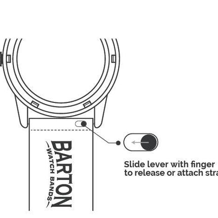 Samsung Galaxy Watch4 | Saddle Brown Leather & Stitching by Barton Watch Bands - Vysn