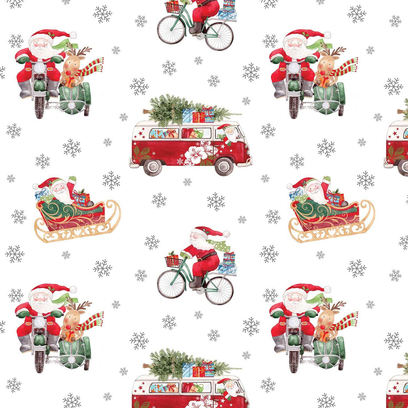Santa Delivery Christmas Gift Wrap by Present Paper - Vysn