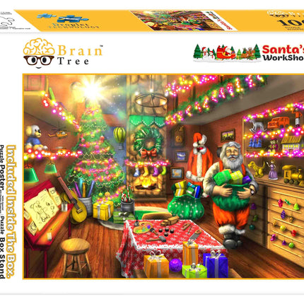 Santa's Workshop Jigsaw Puzzles 1000 Piece by Brain Tree Games - Jigsaw Puzzles - Vysn