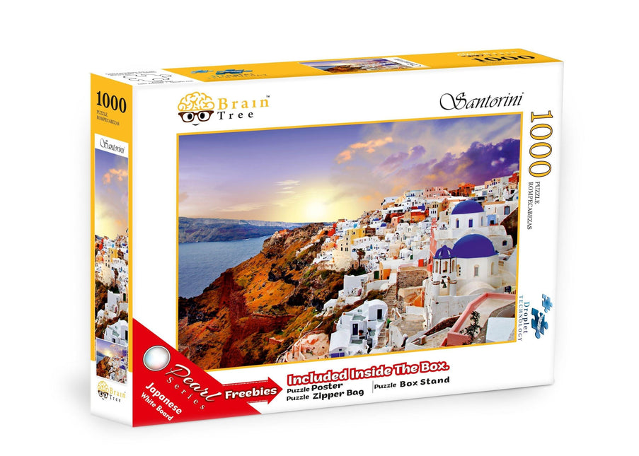 Santorini Jigsaw Puzzles 1000 Piece by Brain Tree Games - Jigsaw Puzzles - Vysn