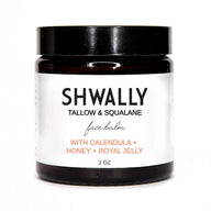 Shwally Tallow, Honey & Royal Jelly Deluxe Face Balm 2OZ by Shwally - For Home and Play - Vysn