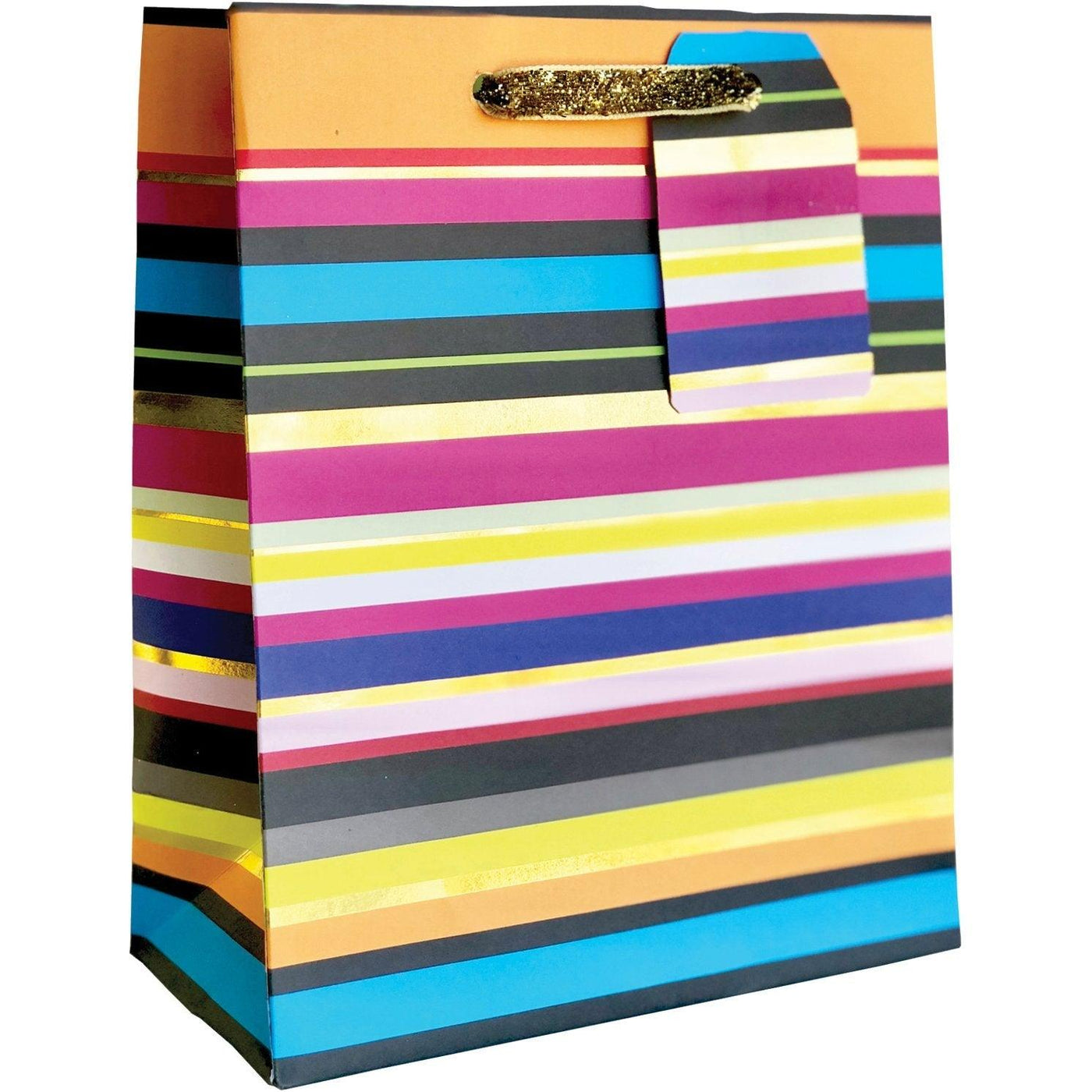 Small Gift Bags, Hot Stripe by Present Paper - Vysn