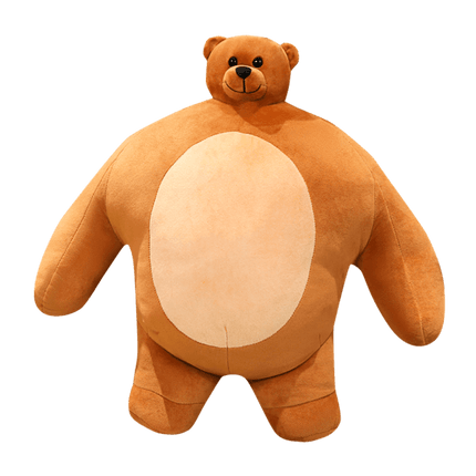 Small Head Buff Teddy Bear Toy by White Market - Vysn