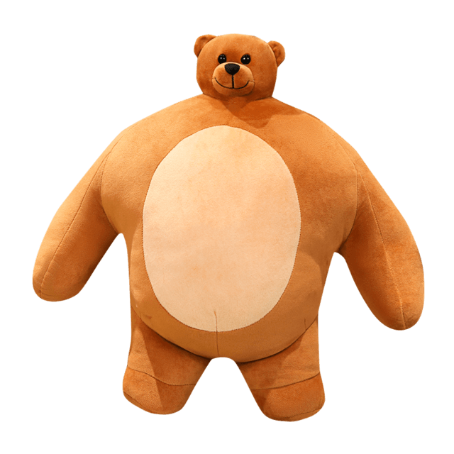 Small Head Buff Teddy Bear Toy by White Market - Vysn