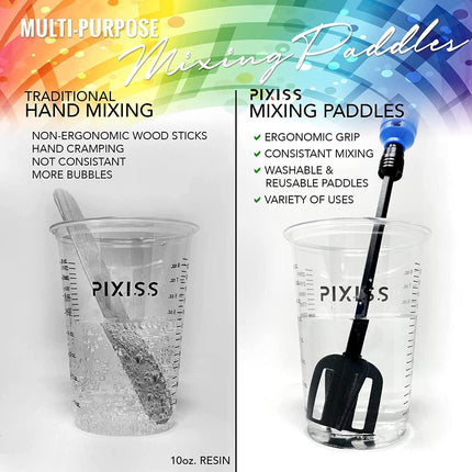 Small Mixer Paddles 3 Pack by Pixiss - Vysn