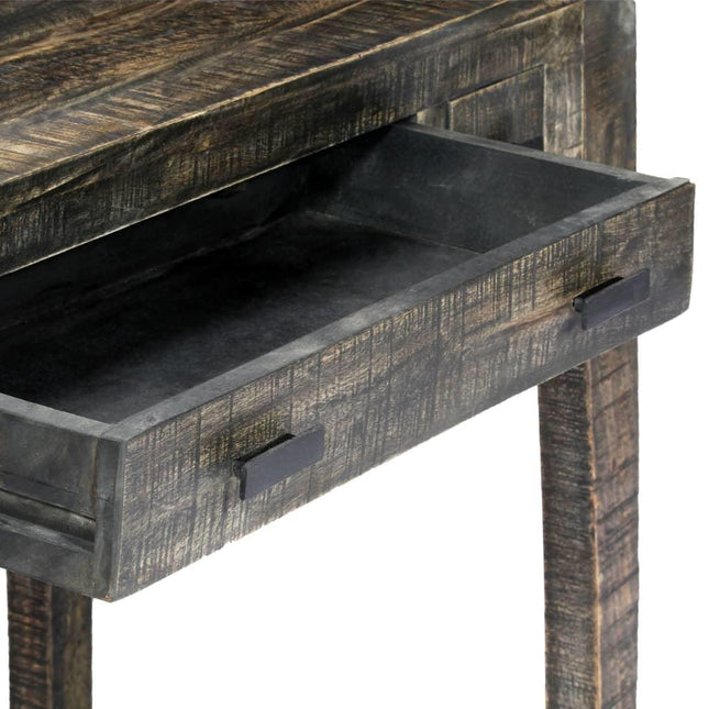 Solid Mango Wood Desk 43.3"x19.7"x29.5" by Blak Hom - Vysn