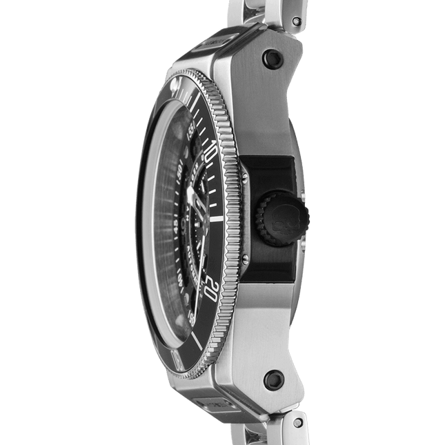 Sportivo Silver Black Bracelet by Hydrogen Watch - Vysn
