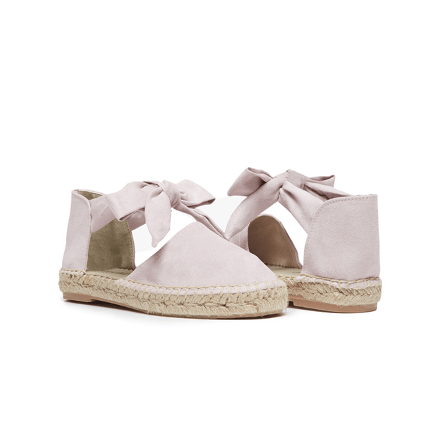 Suede Espadrille in Light Pink by childrenchic - Vysn