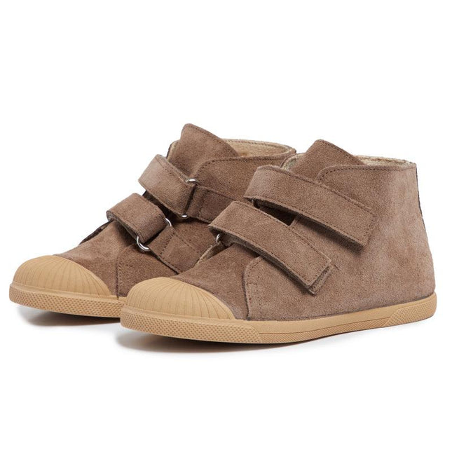 Suede High Top in Taupe by childrenchic - Vysn
