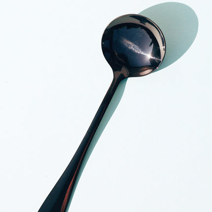 The Big Dipper: Goth Black | Umeshiso Cupping Spoon by Bean & Bean Coffee Roasters - Vysn