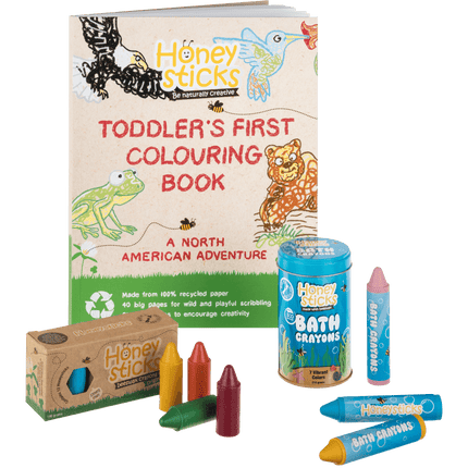 The Busy Bee Coloring Set by Honeysticks USA - Vysn