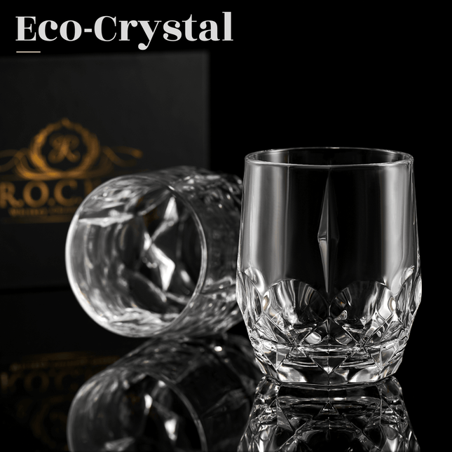 The Eco-Crystal Collection - Iconic Glass Edition by R.O.C.K.S. Whiskey Chilling Stones - Vysn