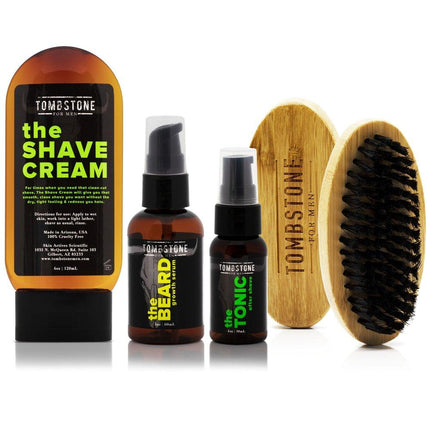 The Ideal Man Beard Care Kit - The Shave Cream, The Beard, The Tonic, & The Beard Brush - VYSN
