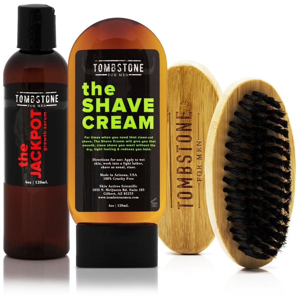The Jackpot KGF Vegan Hair Growth Serum & The Shave Cream Kit w/ The Beard Brush - VYSN