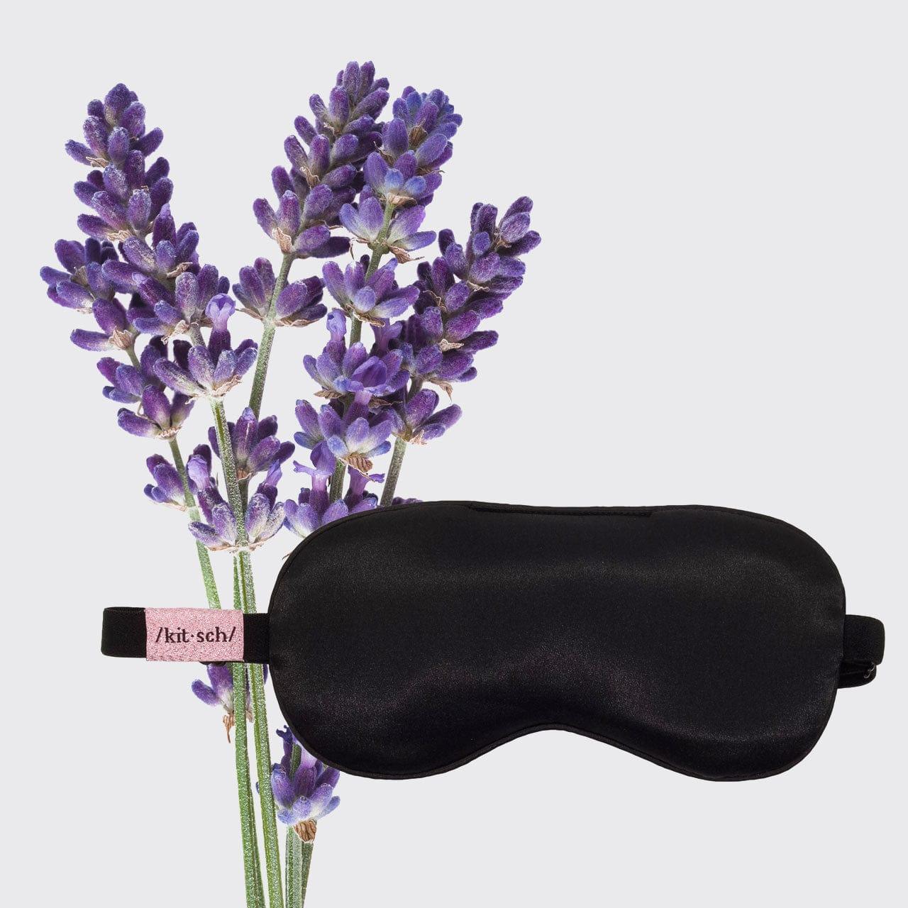 The Lavender Weighted Satin Eye Mask by KITSCH - Vysn