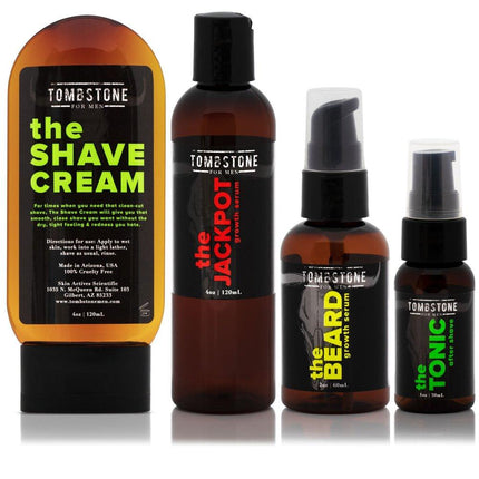 The Survival Beard Care Kit - The Shave Cream, The Jackpot, The Beard, & The Tonic - VYSN