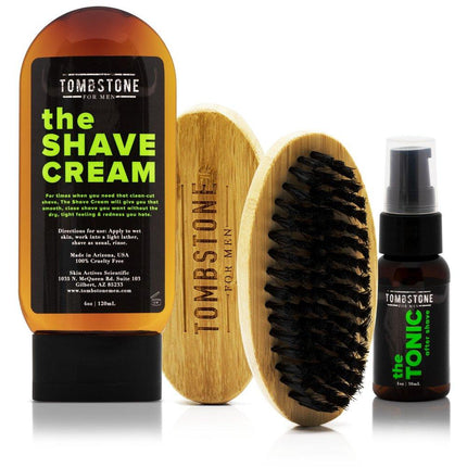 The Tonic After Shave & The Shave Cream Kit w/ The Beard Brush - VYSN
