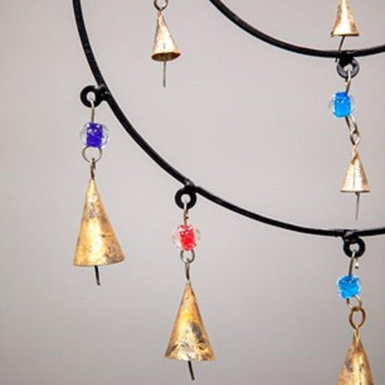 Triple Circle Chime with beads and bells by OMSutra - Vysn