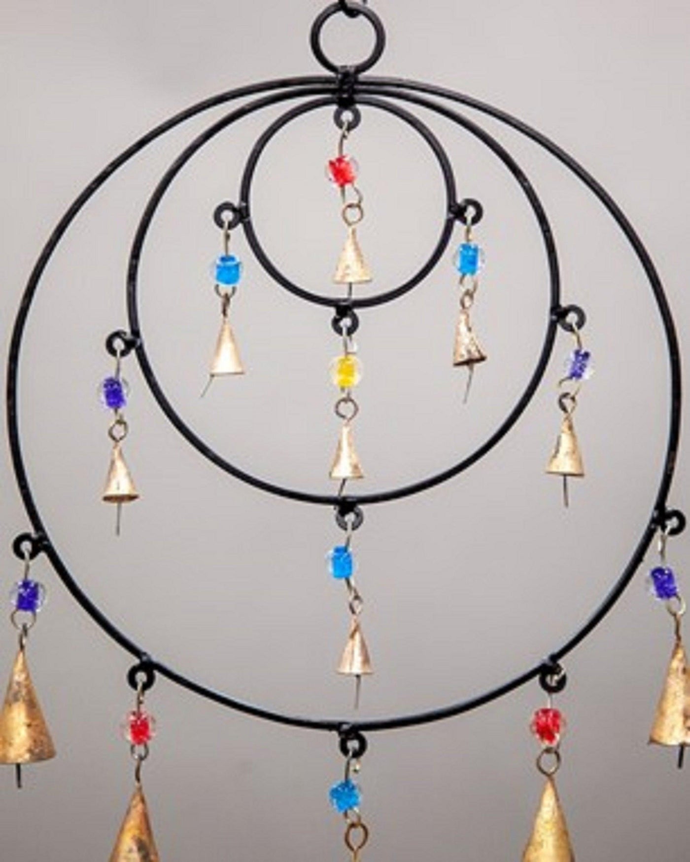 Triple Circle Chime with beads and bells by OMSutra - Vysn